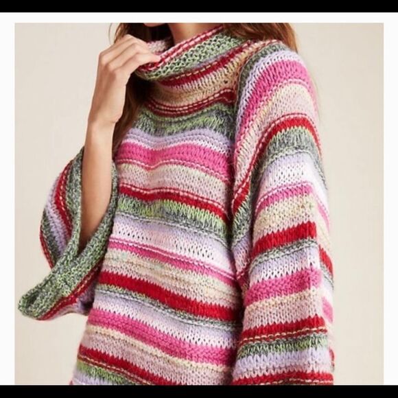 NWOT Anthropologie Bell Kimono sleeves size S/XS - Picture 3 of 6